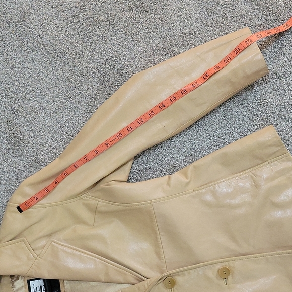 Women's genuine leather lined blazer - Picture 10 of 11